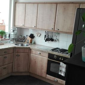 Hoekkeuken hout