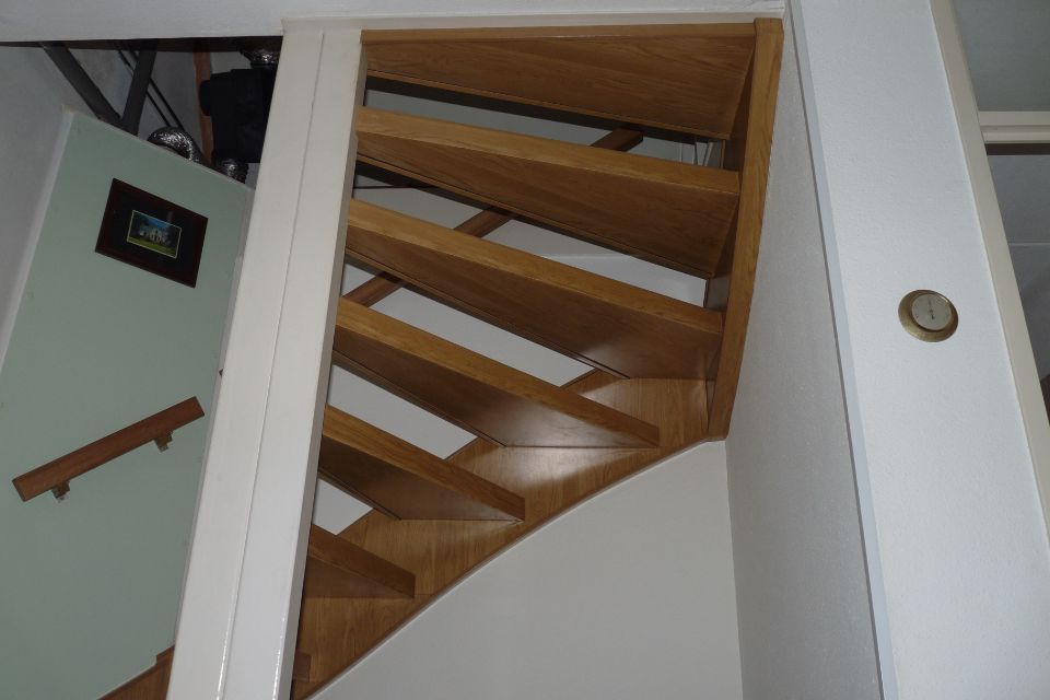 Open trap hout