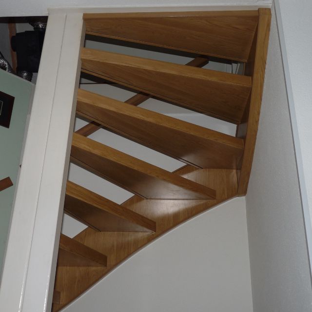 Open trap hout