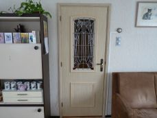 Deur met glas-in-lood-raam